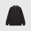100% organic cotton long sleeve polo