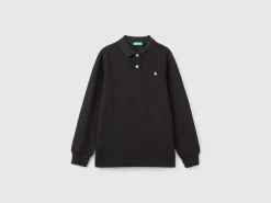 100% organic cotton long sleeve polo
