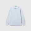 100% organic cotton long sleeve polo