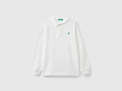 100% organic cotton long sleeve polo
