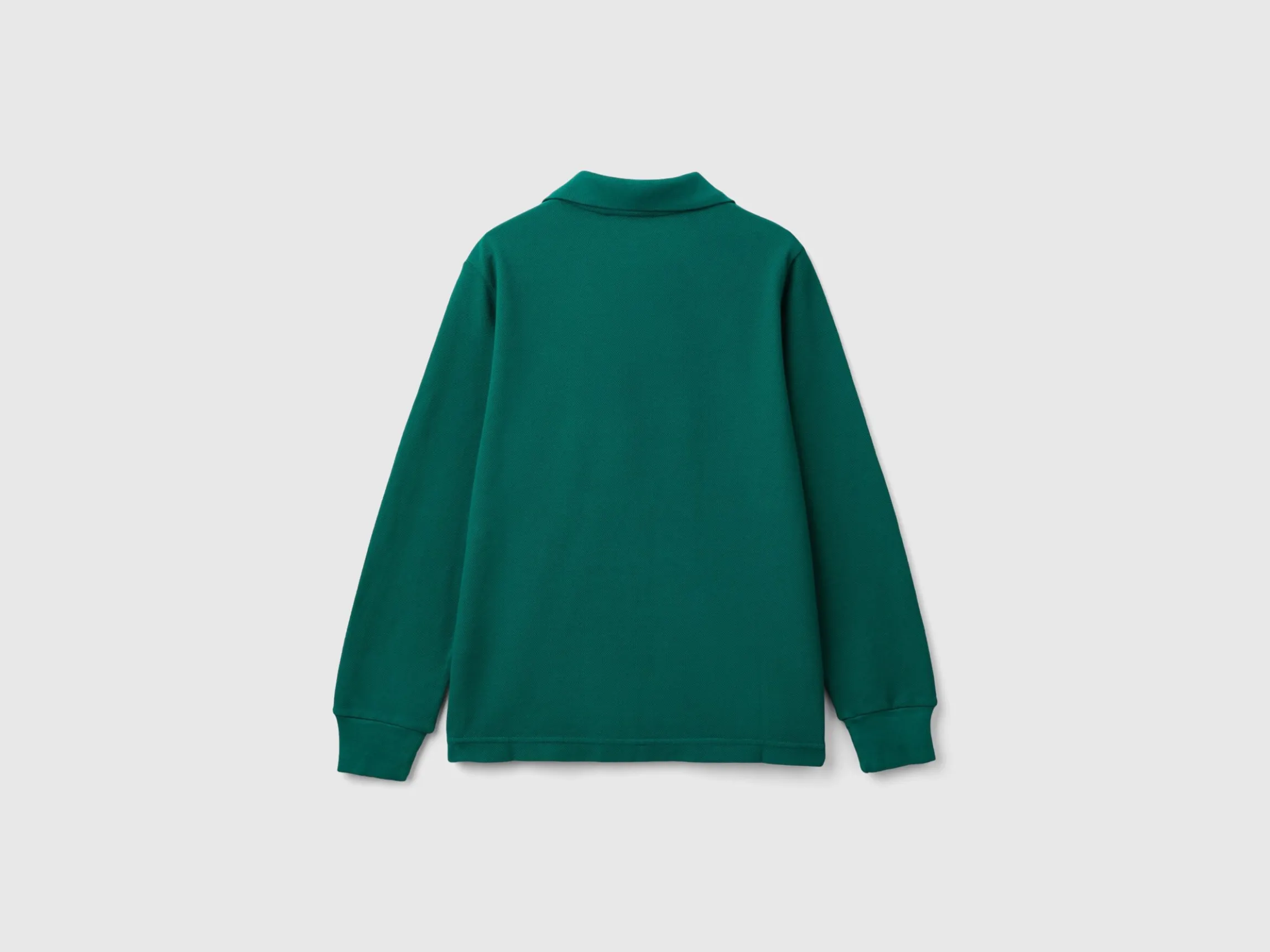 100% organic cotton long sleeve polo