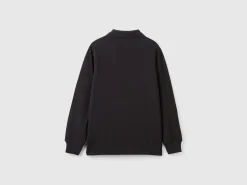 100% organic cotton long sleeve polo