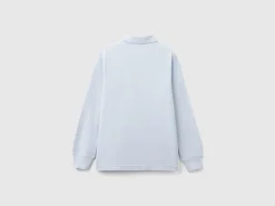 100% organic cotton long sleeve polo