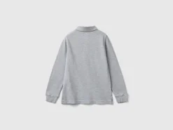 100% organic cotton long sleeve polo