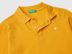 100% organic cotton long sleeve polo