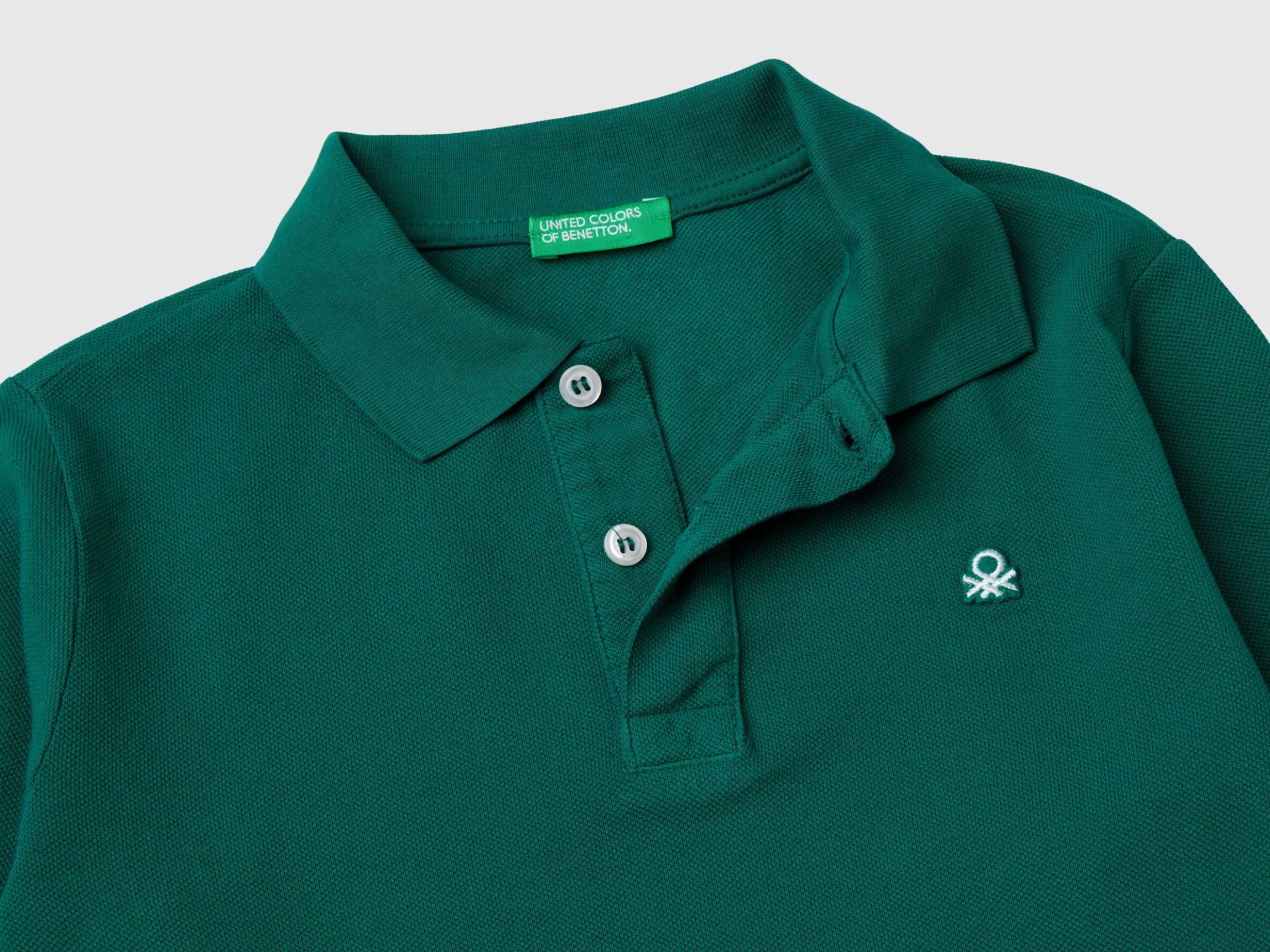100% organic cotton long sleeve polo