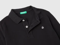 100% organic cotton long sleeve polo