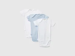 Organic cotton solid color bodysuit set