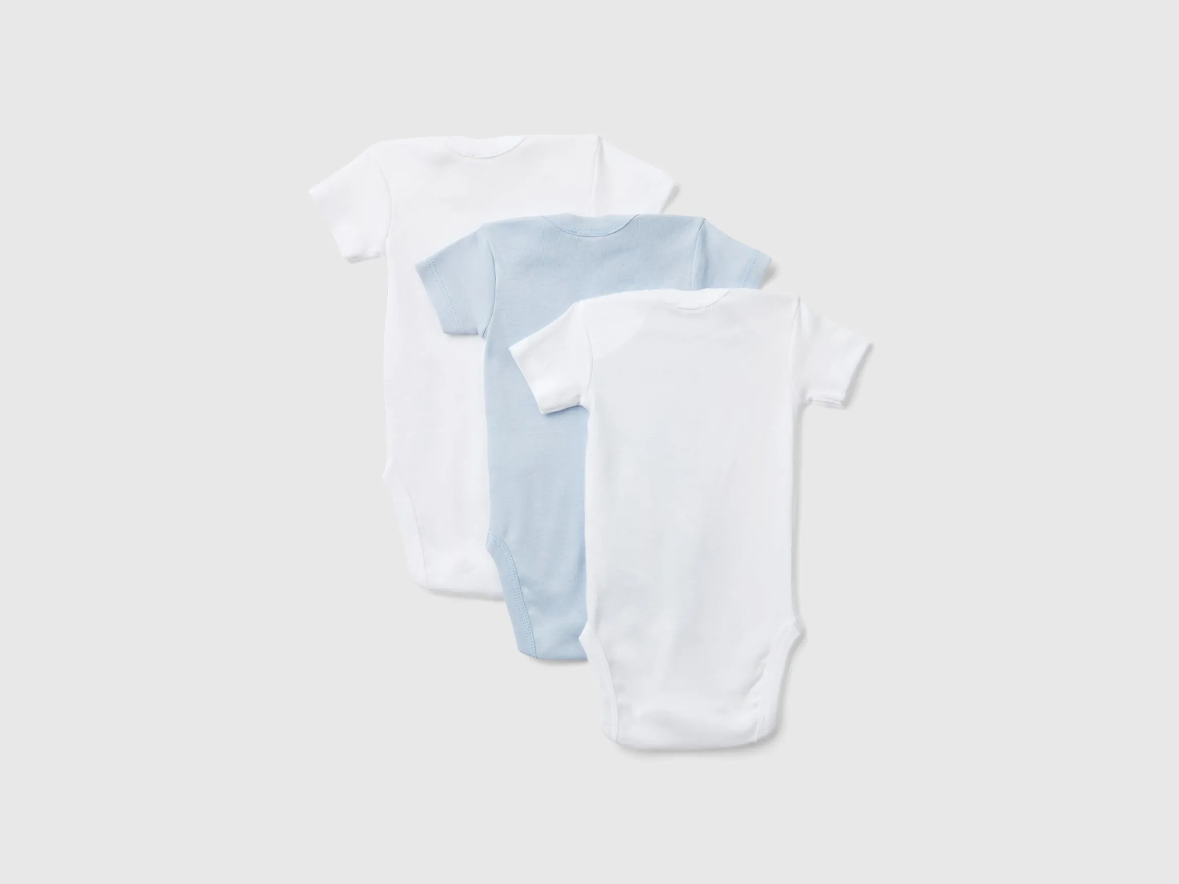 Organic cotton solid color bodysuit set