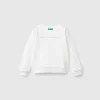 100% organic cotton sweatshirt with logo