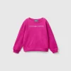 100% organic cotton sweatshirt with logo