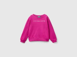 100% organic cotton sweatshirt with logo