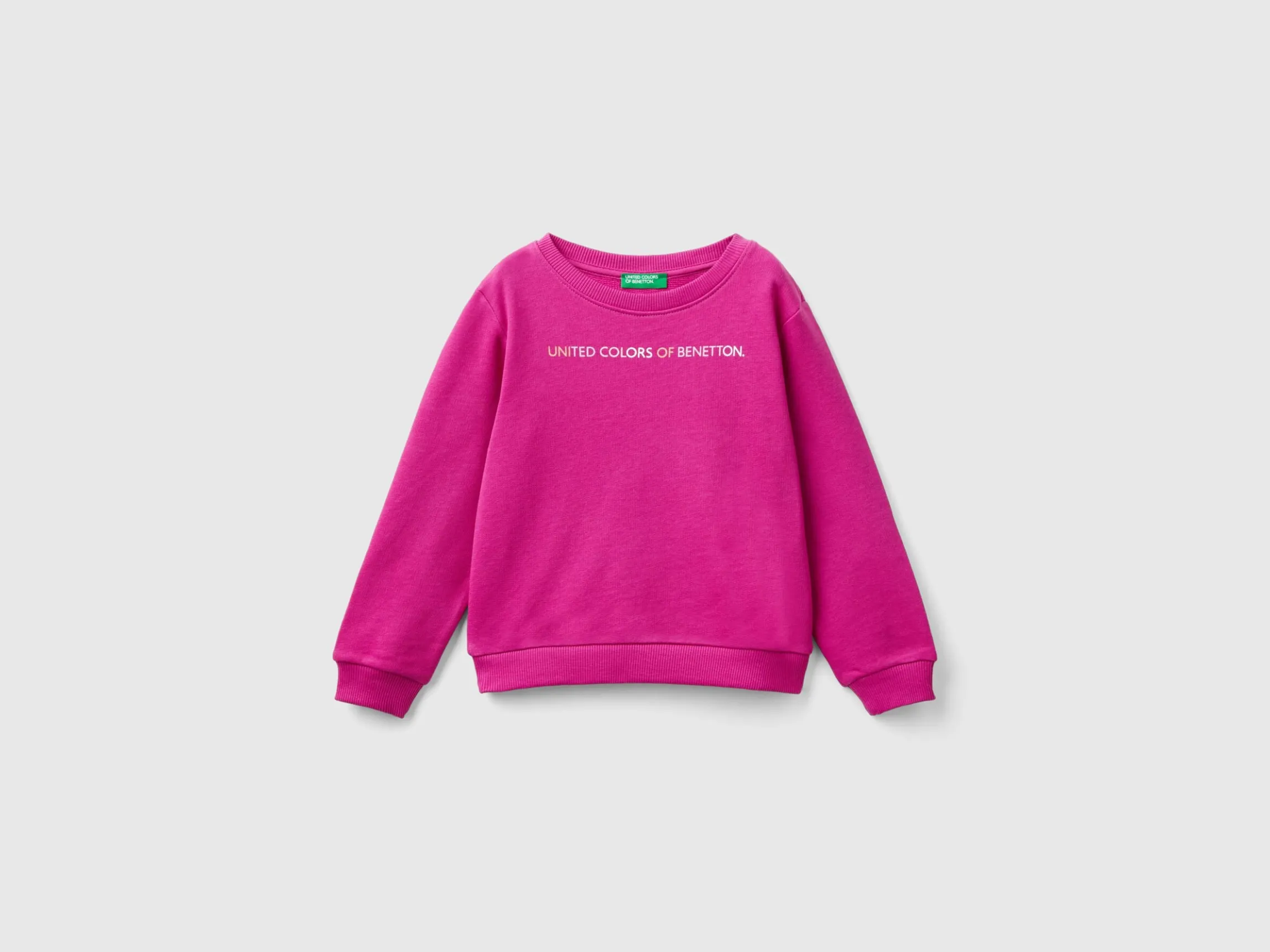 100% organic cotton sweatshirt with logo