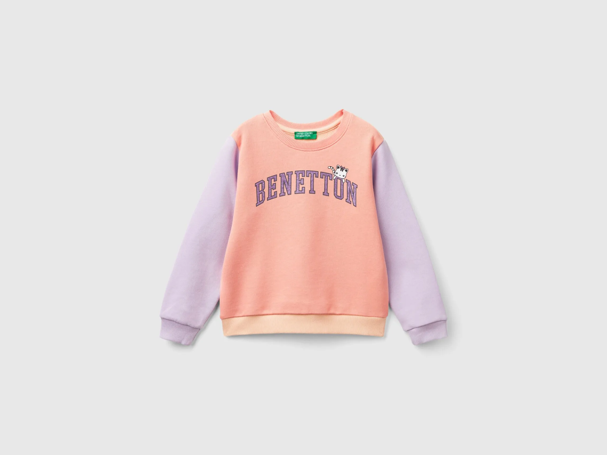 100% organic cotton sweatshirt with logo