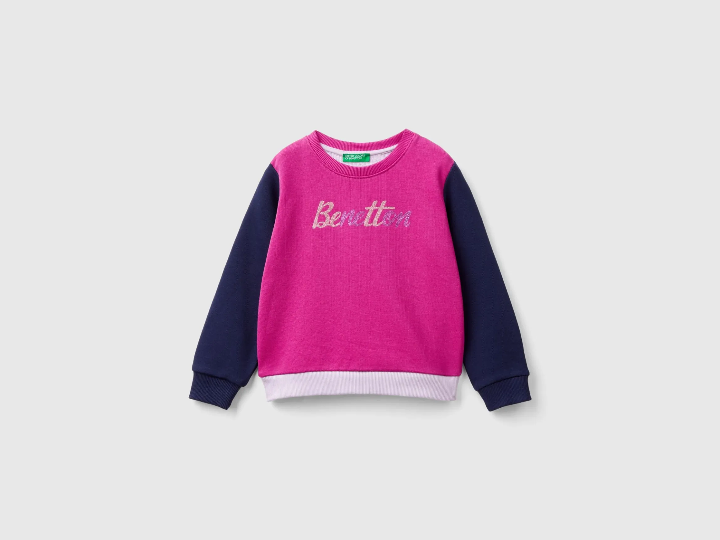 100% organic cotton sweatshirt with logo