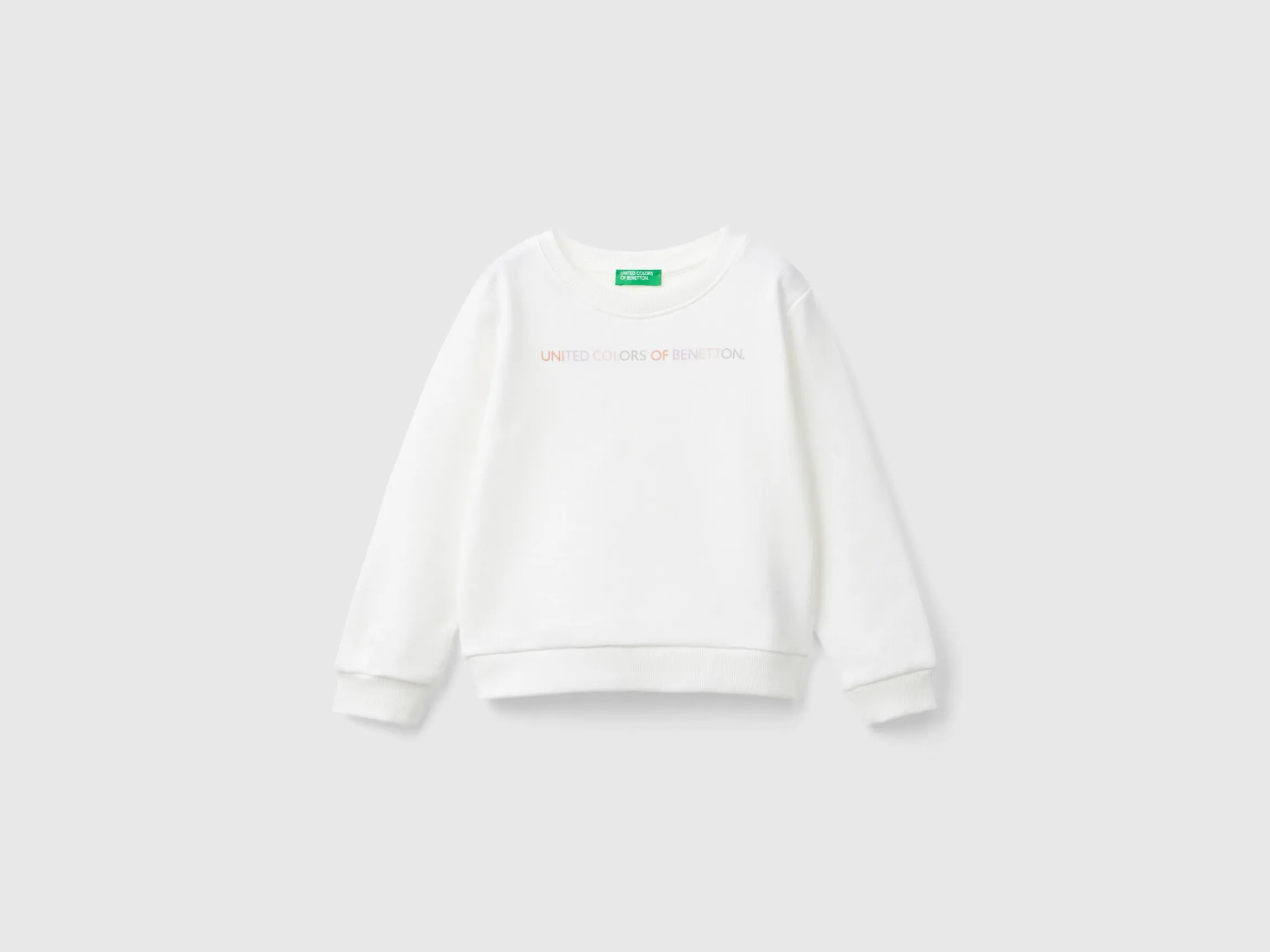 100% organic cotton sweatshirt with logo
