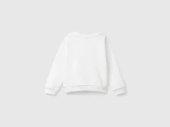 100% organic cotton sweatshirt with logo