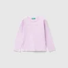 Organic cotton t-shirt with glittery print