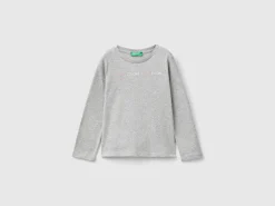Organic cotton t-shirt with glittery print