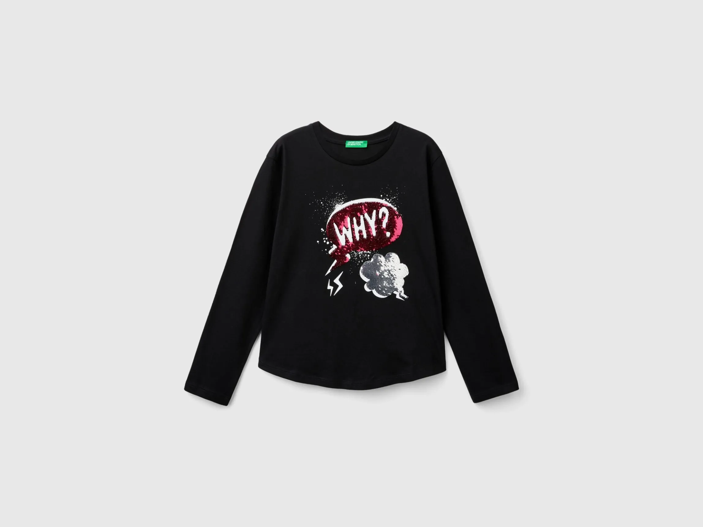 Organic cotton t-shirt with sequins