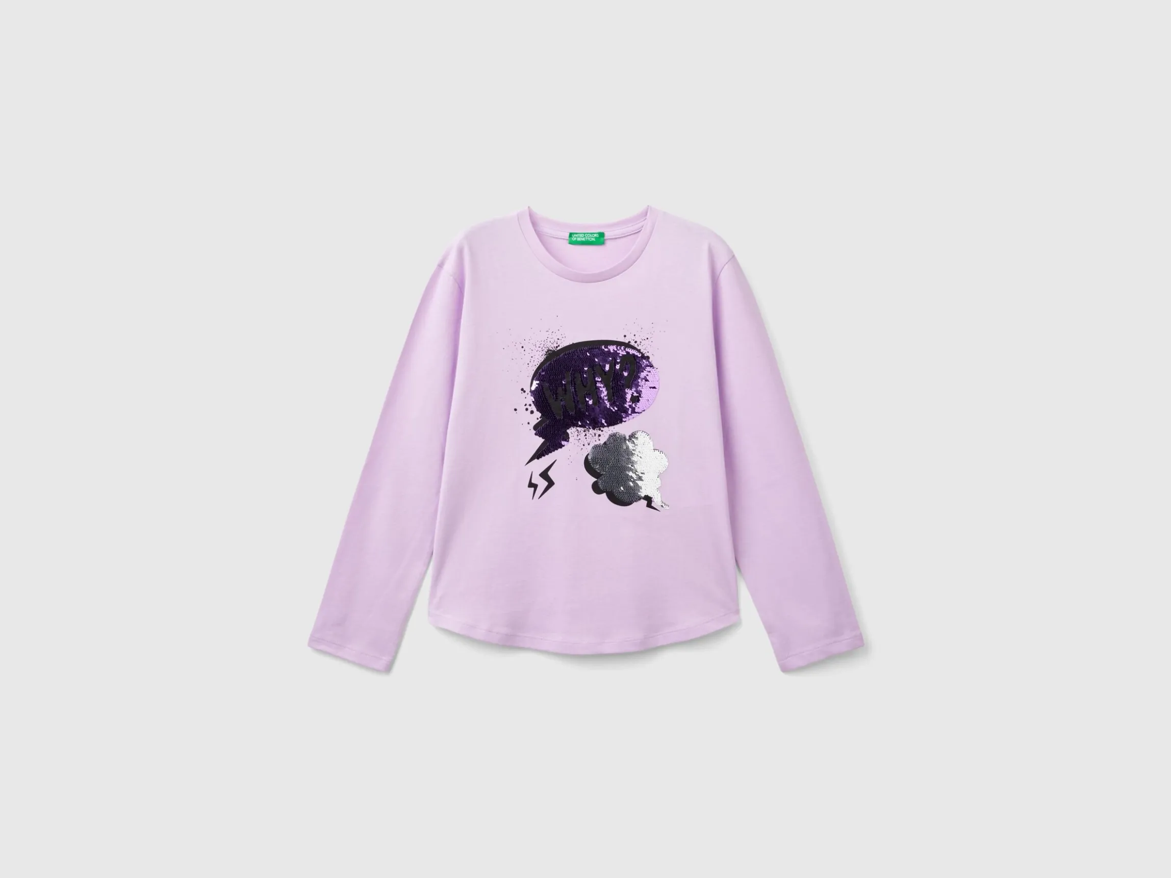 Organic cotton t-shirt with sequins