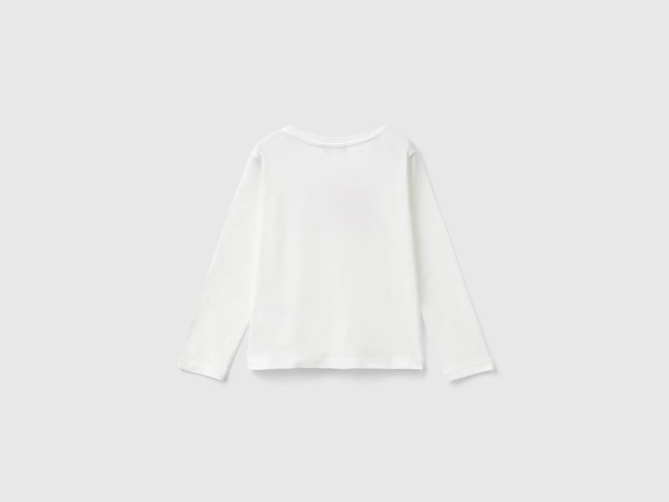 Organic cotton t-shirt with glittery print
