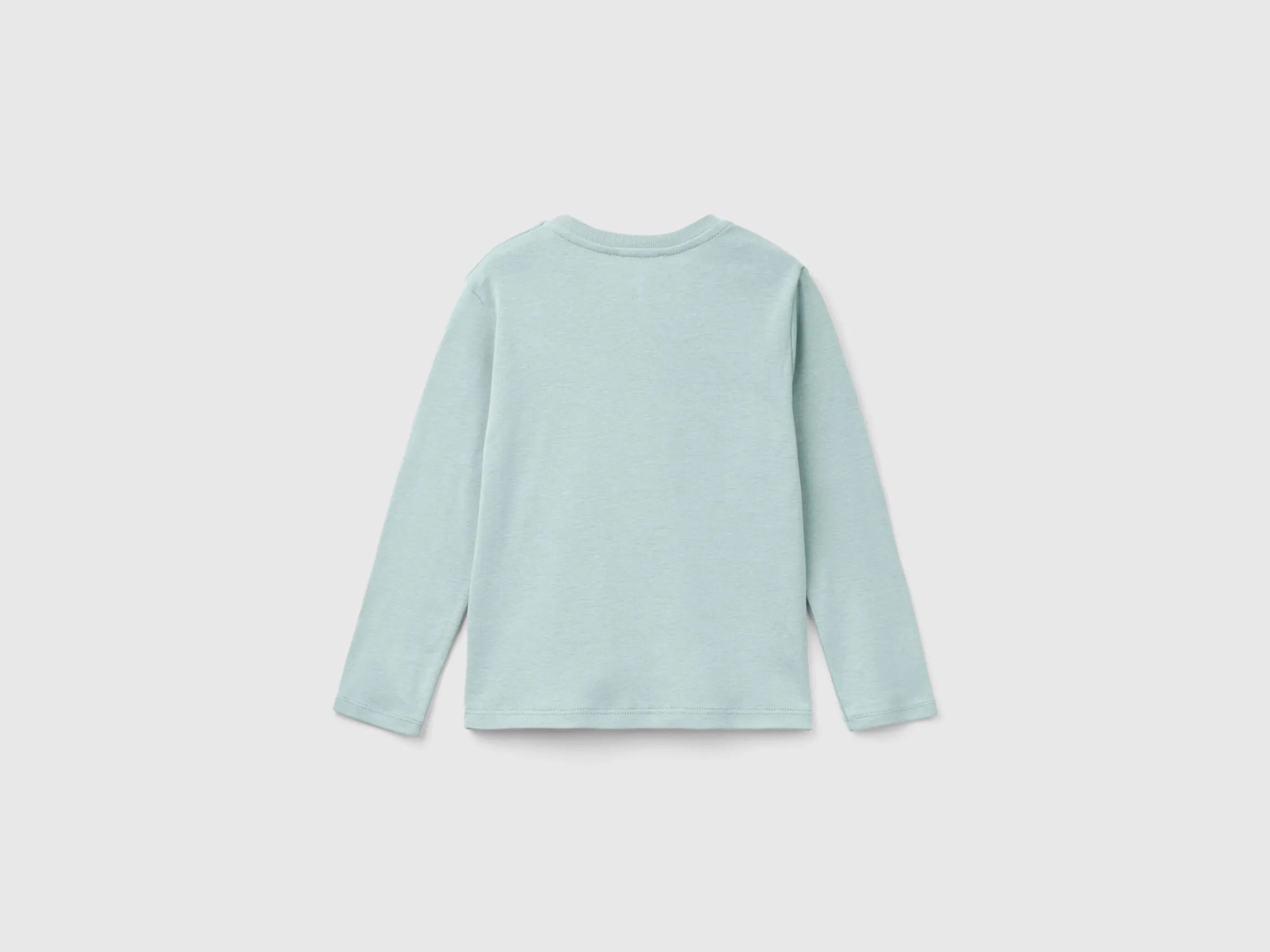 Organic cotton t-shirt with glittery print