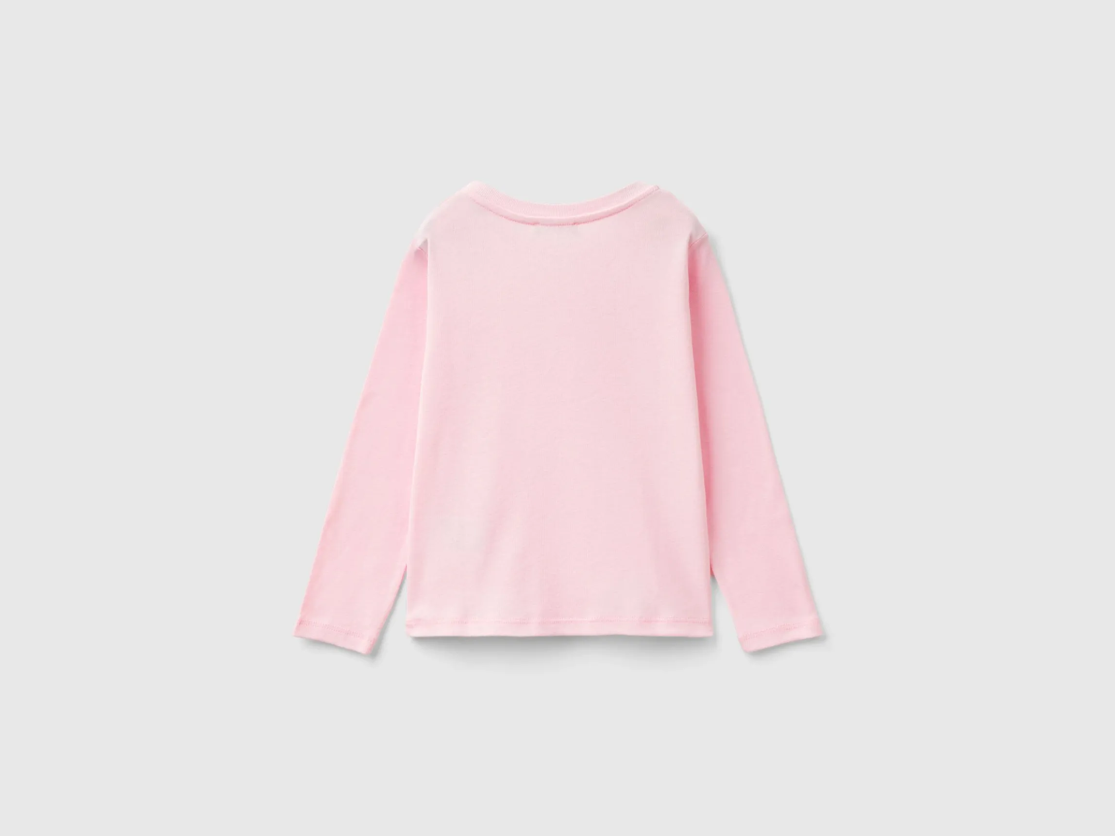 Organic cotton t-shirt with glittery print