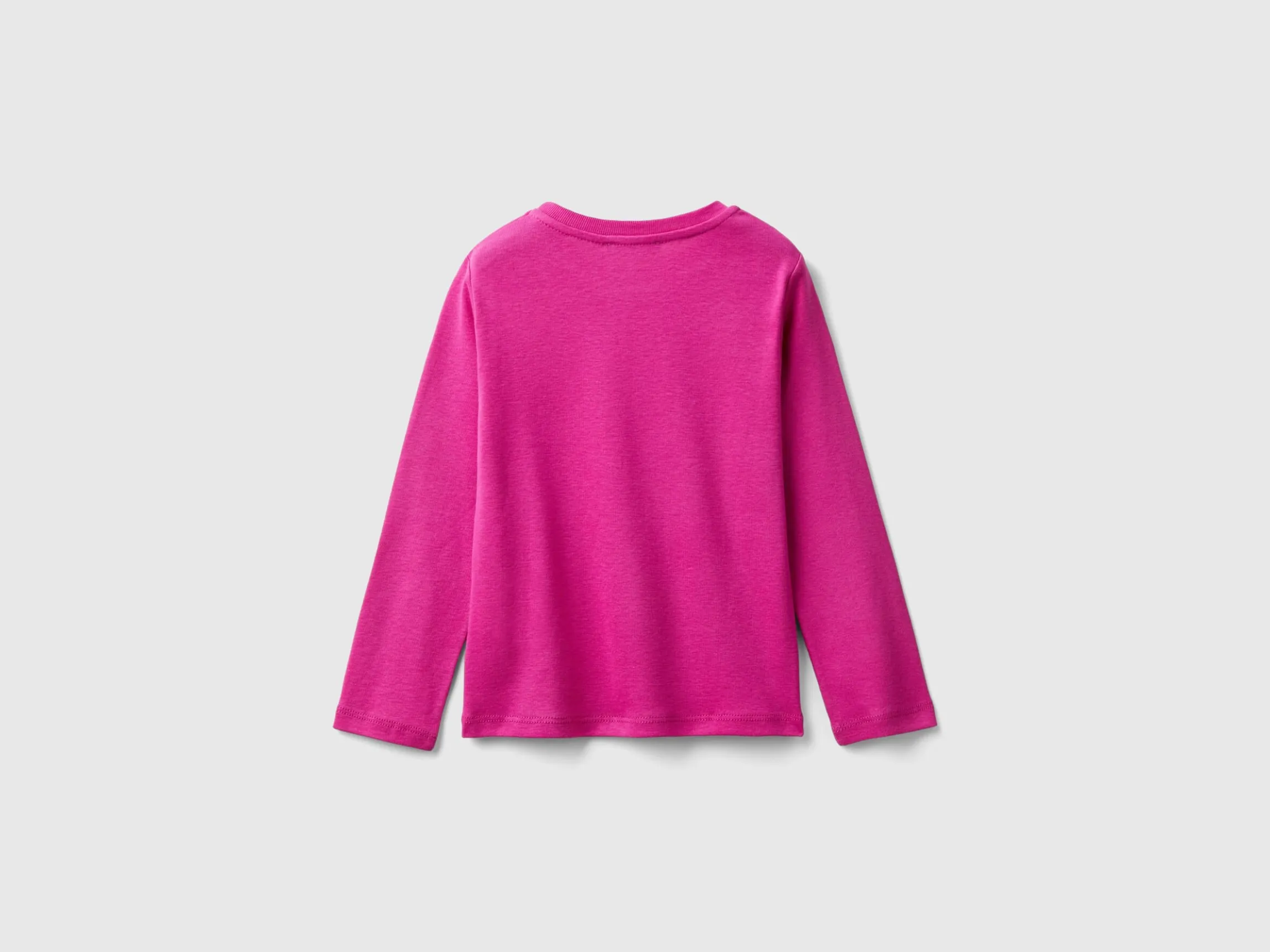 Organic cotton t-shirt with glittery print