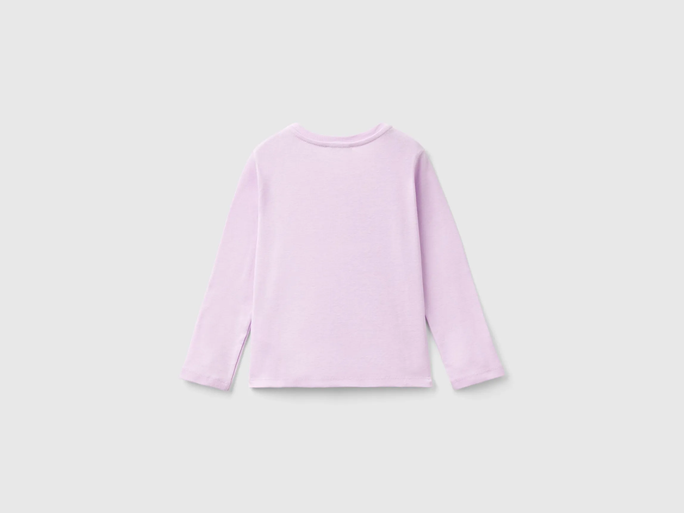 Organic cotton t-shirt with glittery print