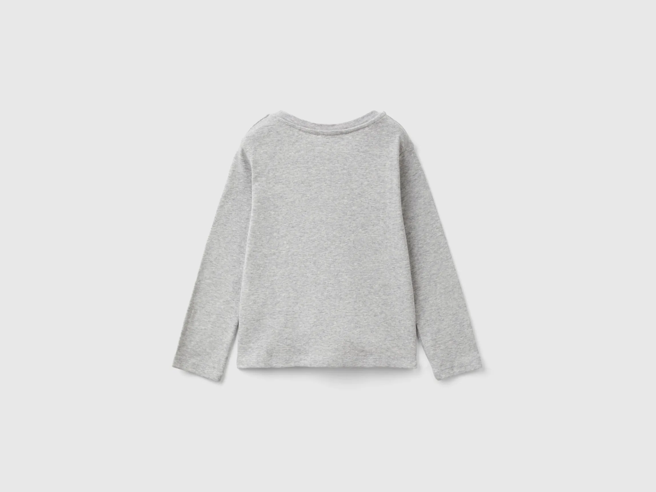 Organic cotton t-shirt with glittery print