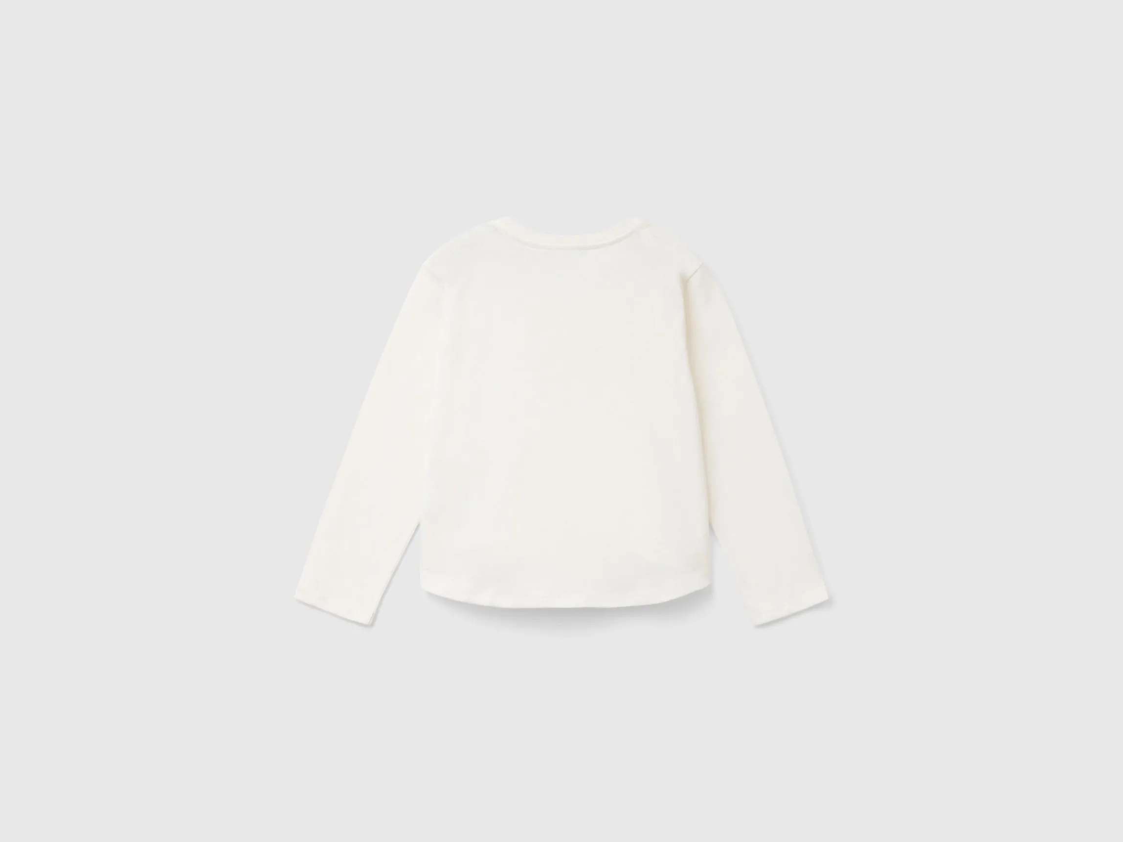 Organic cotton t-shirt with glittery print