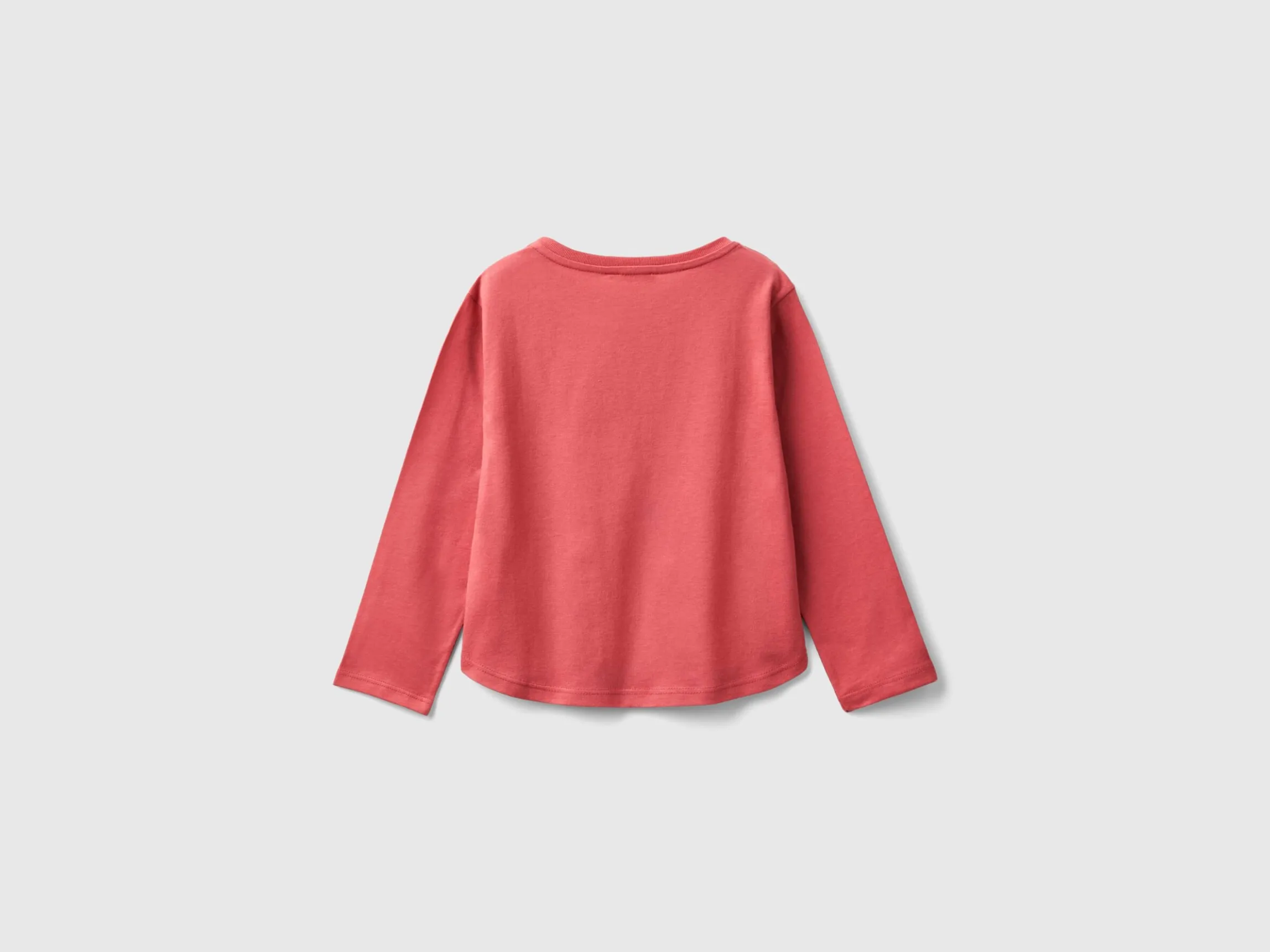 Organic cotton t-shirt with glittery print