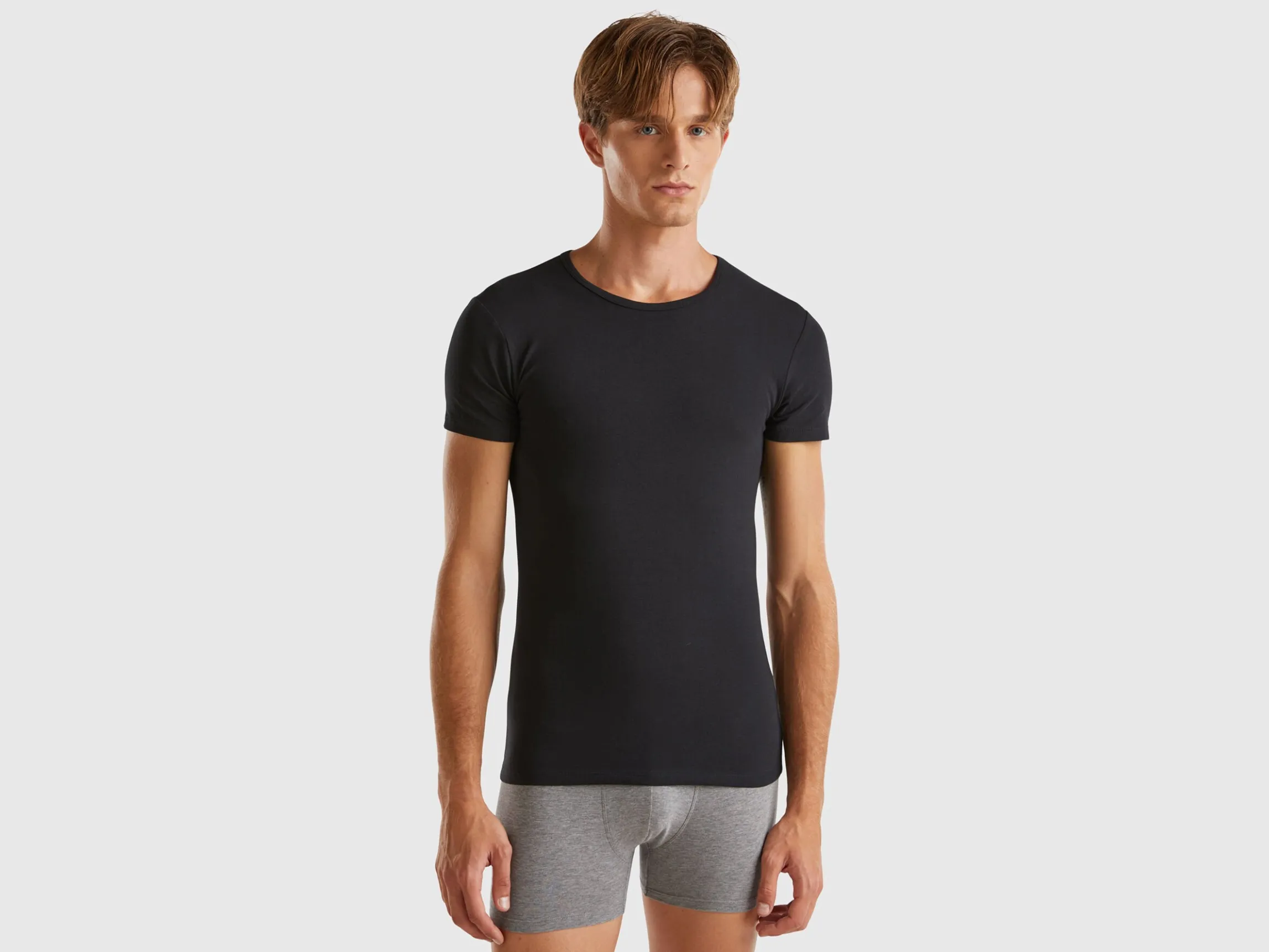 Organic stretch cotton t-shirt