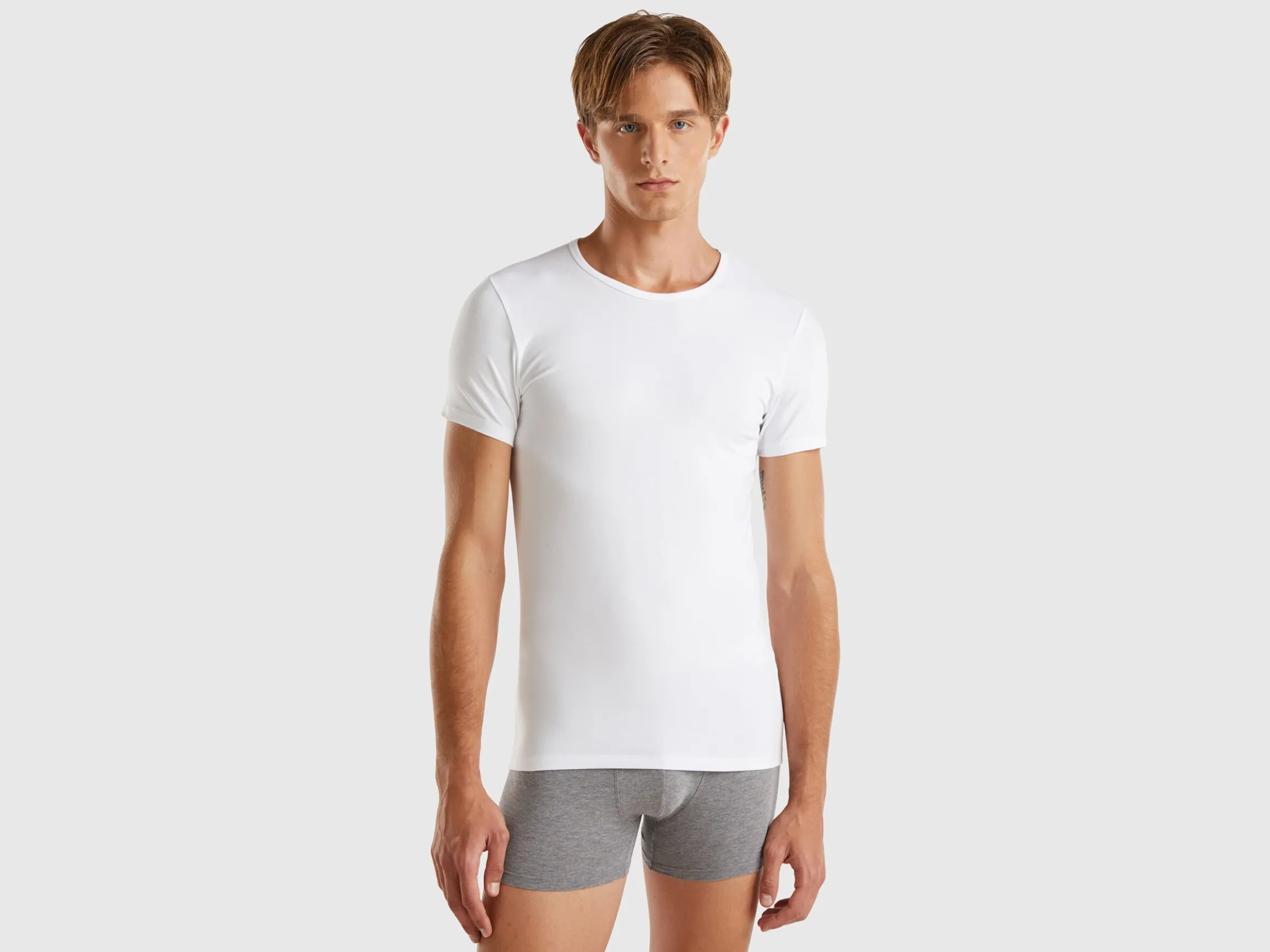 Organic stretch cotton t-shirt
