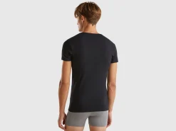 Organic stretch cotton t-shirt