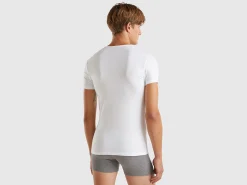 Organic stretch cotton t-shirt
