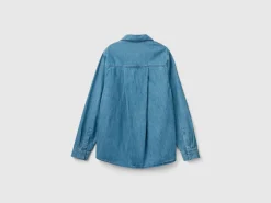 Oversized fit shirt in chambray