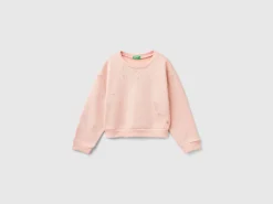 Oversized sweatshirt with glitter