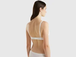 Padded bra in organic cotton