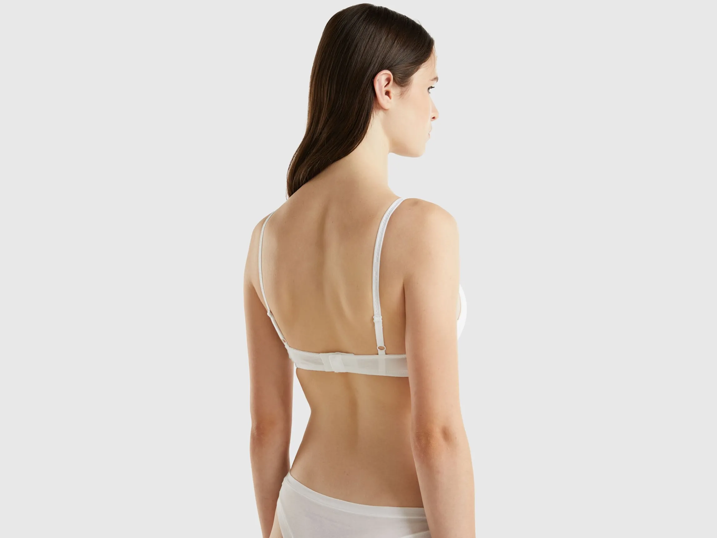 Padded bra in organic cotton