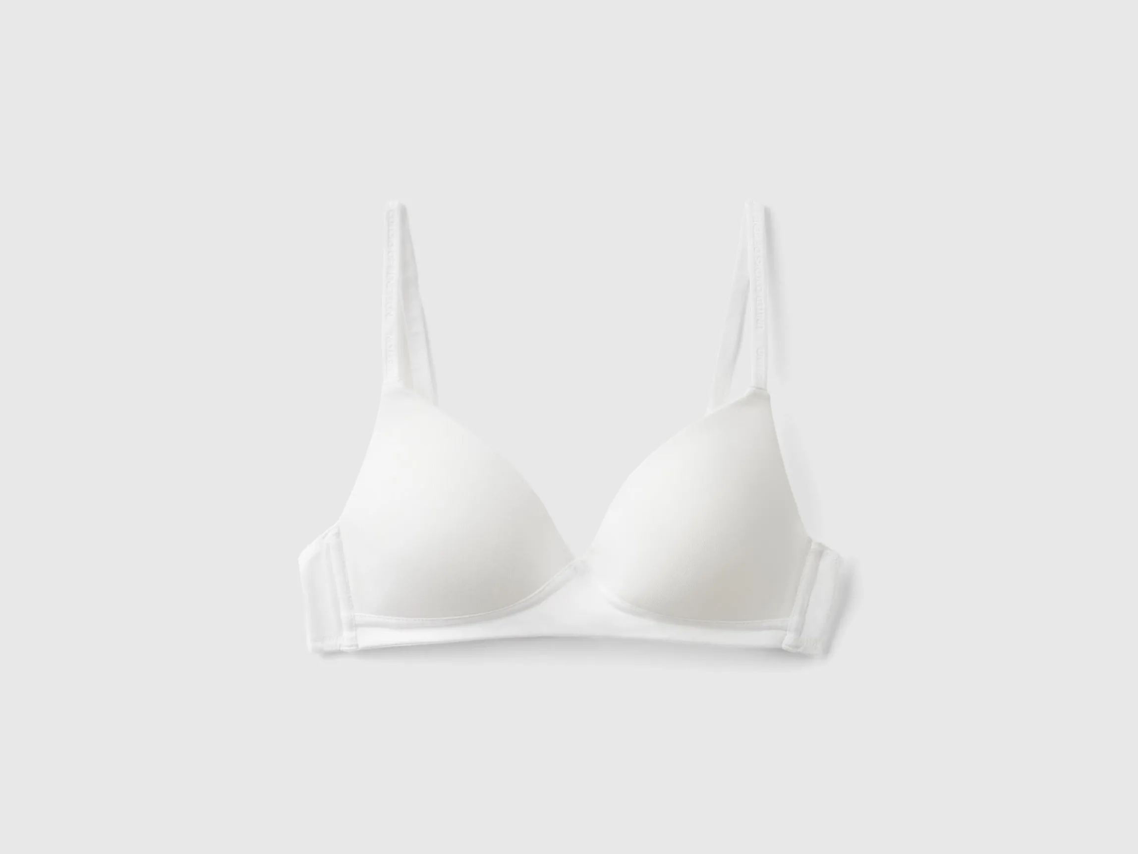 Padded bra in organic cotton
