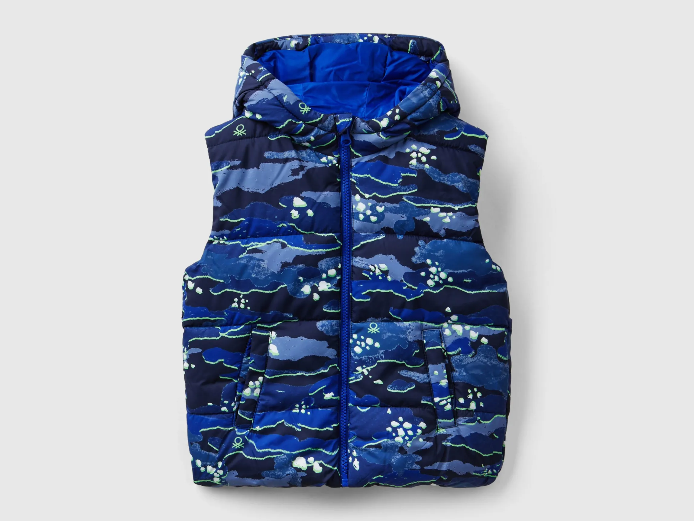 Padded camouflage vest