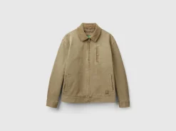 Padded jacket with collar