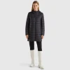 Padded jacket with recycled wadding