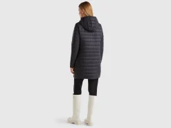 Padded jacket with recycled wadding