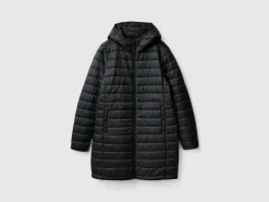 Padded jacket with recycled wadding