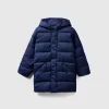 Padded jacket with removable hood