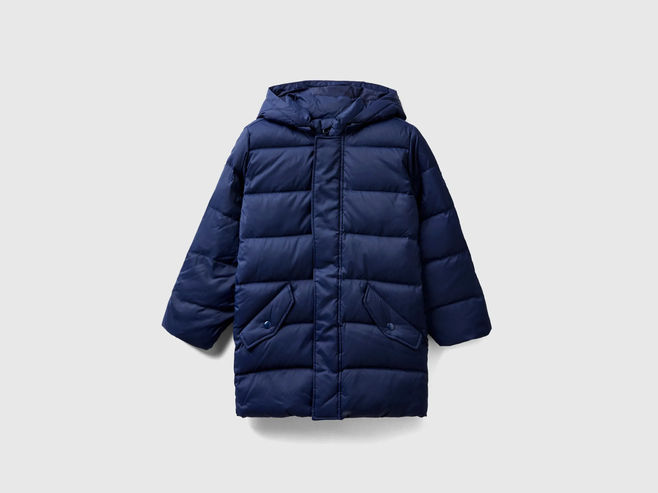 Padded jacket with removable hood