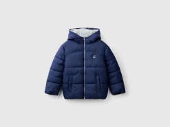 Padded jacket with teddy interior